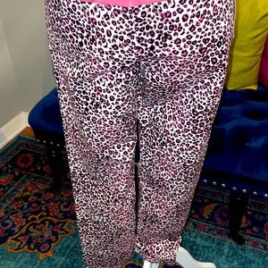 NWT Michael Kors Begonia Cheetah Pants